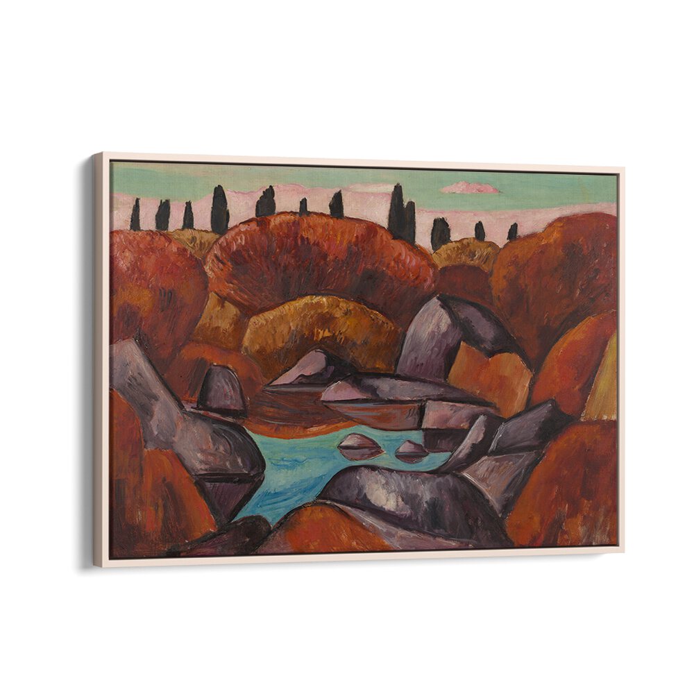 FLAMING POOL—DOGTOWN (1931) , VINTAGE PAINTINGS