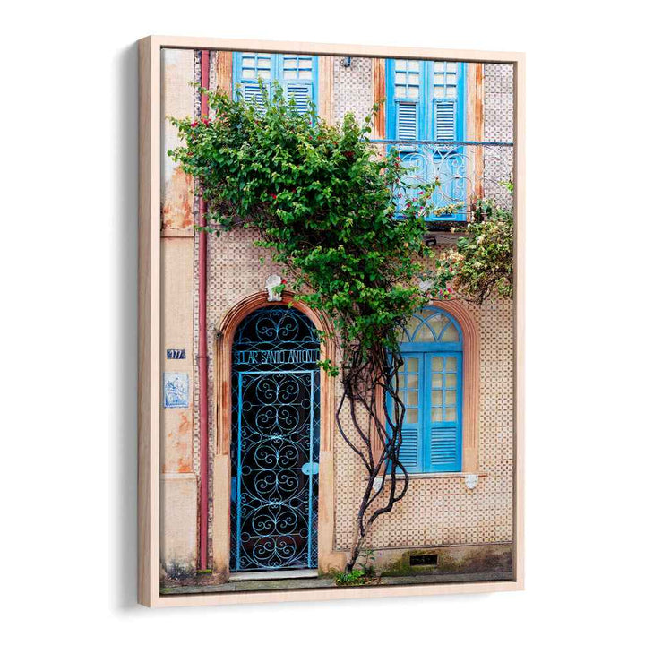 COLONIAL FACADE IN SALVADOR DE BAHIA   , BEACH PAINTINGS