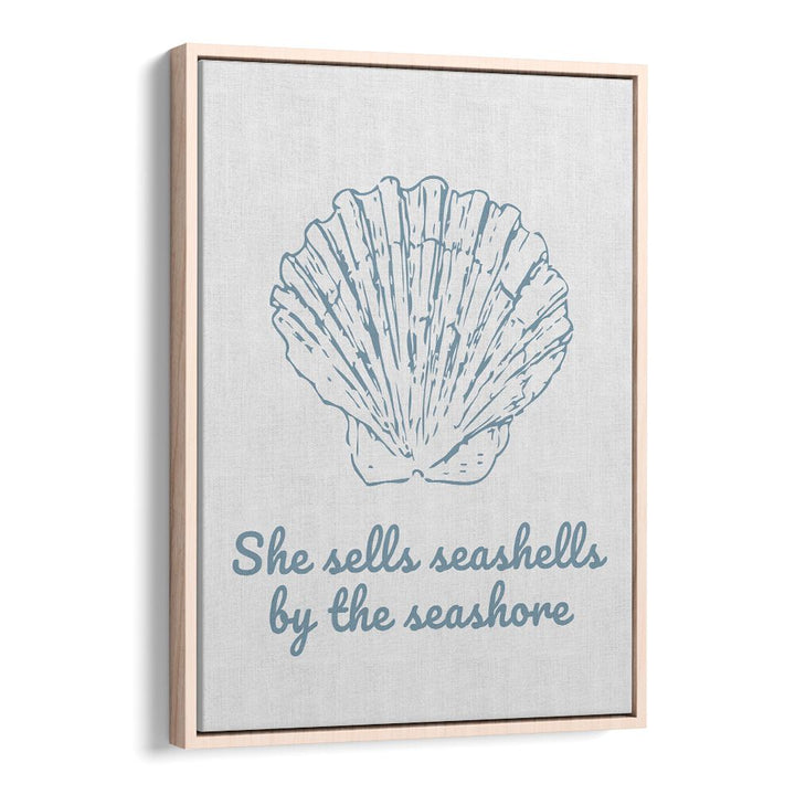 Beautiful SHE SELLS SEASHELLS, BEACH PAINTINGS featuring a seashell design, perfect for ocean lovers and beach decor.