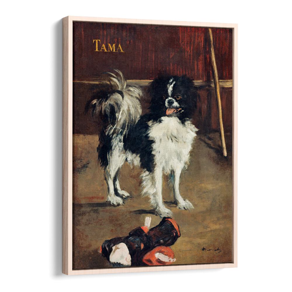 TAMA, THE JAPANESE DOG (1875) BY EDOUARD MANET , VINTAGE PAINTINGS