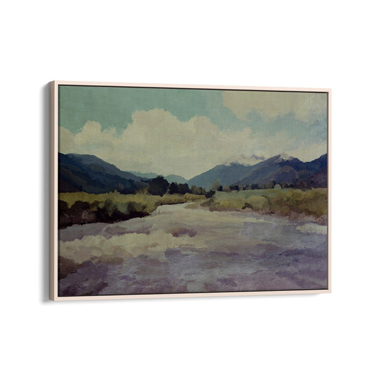 Serene VALLEY RIVER, LANDSCAPE PAINTINGS showcasing tranquil rivers and lush valleys, perfect for any decor.