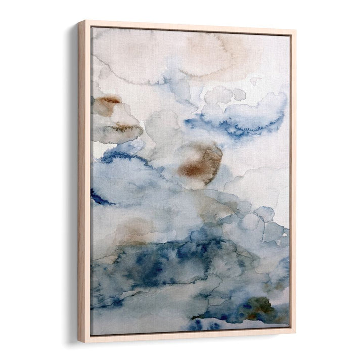 Serene watercolor artwork, "UP IN THE CLOUDS IV , ABSTRACT PAINTINGS," perfect for elevating your space.