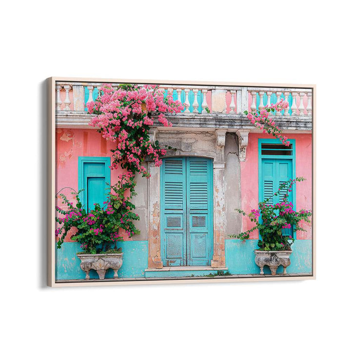 PASTEL COLONIAL FACADE , BEACH PAINTINGS