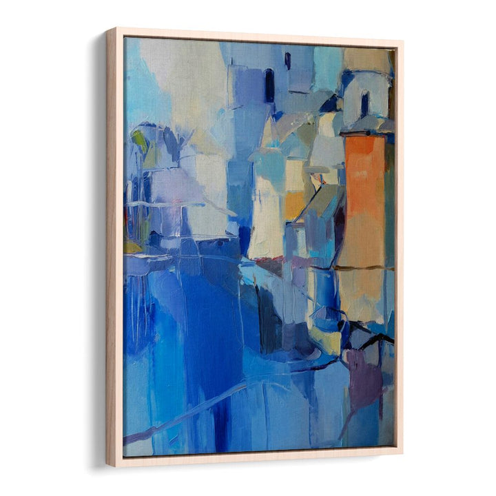 Vibrant ORANGE FORTRESS, ABSTRACT PAINTINGS showcase dynamic colors, enhancing any space with artistic flair.