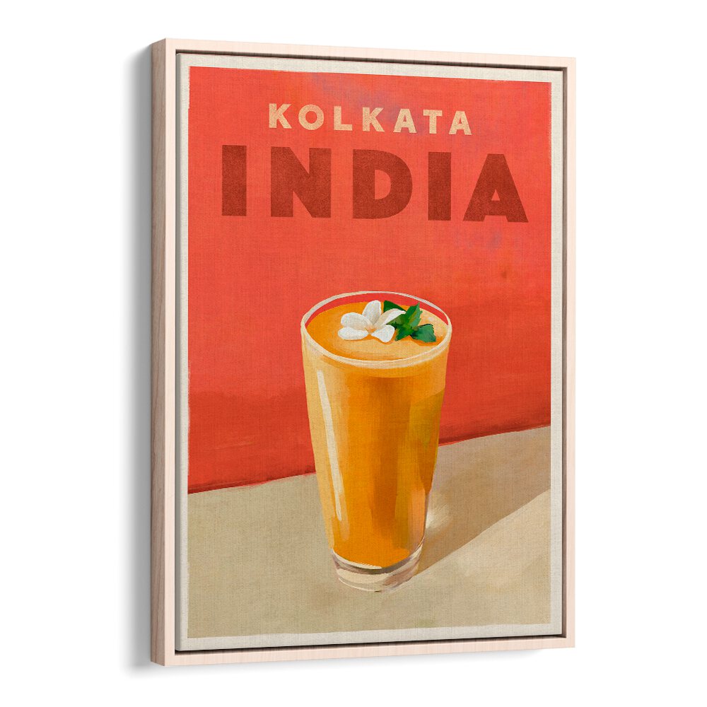 TRAVEL POSTER COCKTAIL KOLKATA INDIA BY THE WHISKEY GINGER ,BAR POSTERS , BAR ART PRINTS