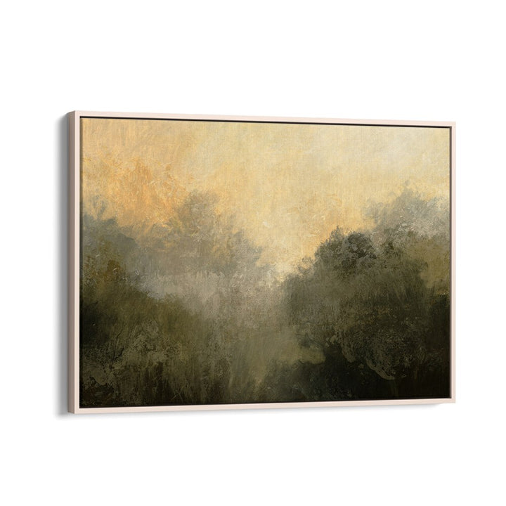 DEVON WOOD, ABSTRACT PAINTINGS featuring a serene landscape, perfect for enhancing any living space elegantly.