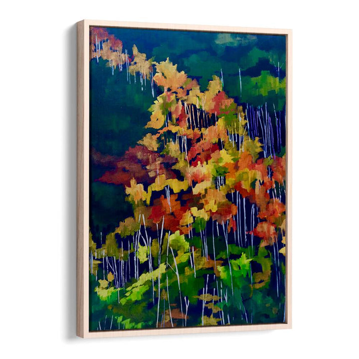 DESCENDING THE HILLSIDE , LANDSCAPE PAINTINGS