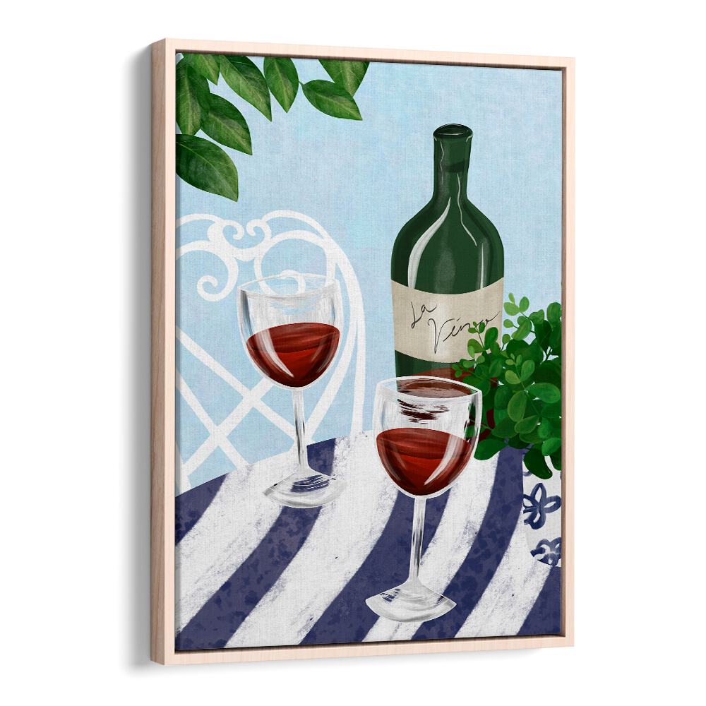 Enjoy a cozy setting with RED WINE UNDER THE TREE, BAR & CAFE ART, perfect for enhancing your space.