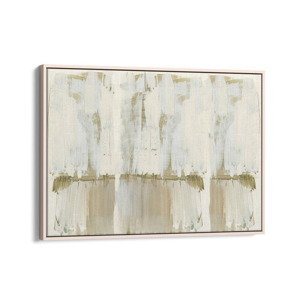 Elegant abstract painting titled "BLANCHED ALMONDS I," featuring soft colors that enhance modern decor.