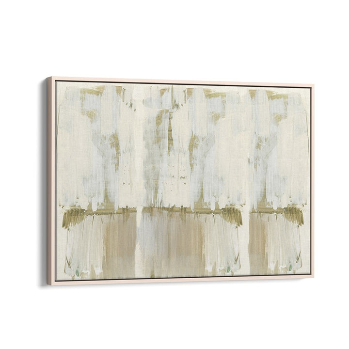 Elegant abstract painting titled "BLANCHED ALMONDS I," featuring soft colors that enhance modern decor.