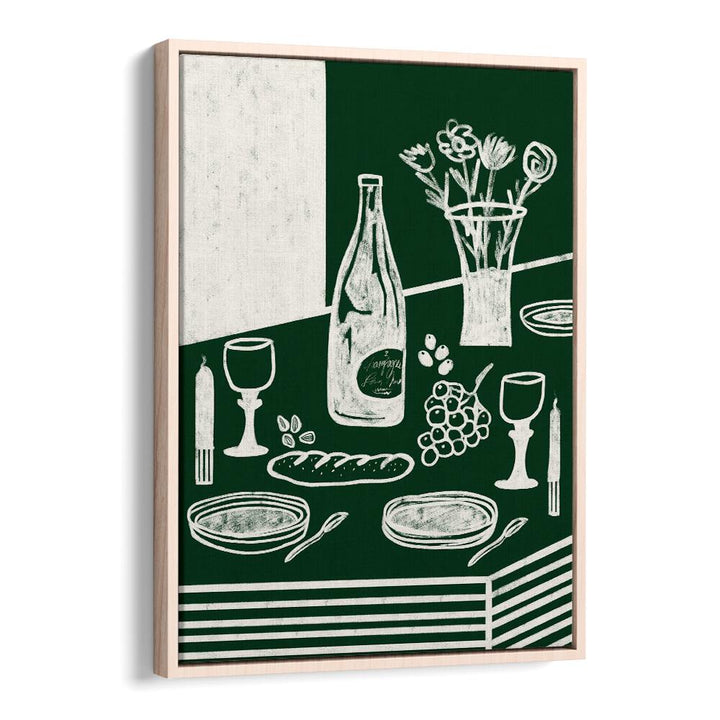 Stylish GREEN HARMONIA KITCHEN POSTERS add elegance and tranquility to your culinary space, enhancing kitchen decor.