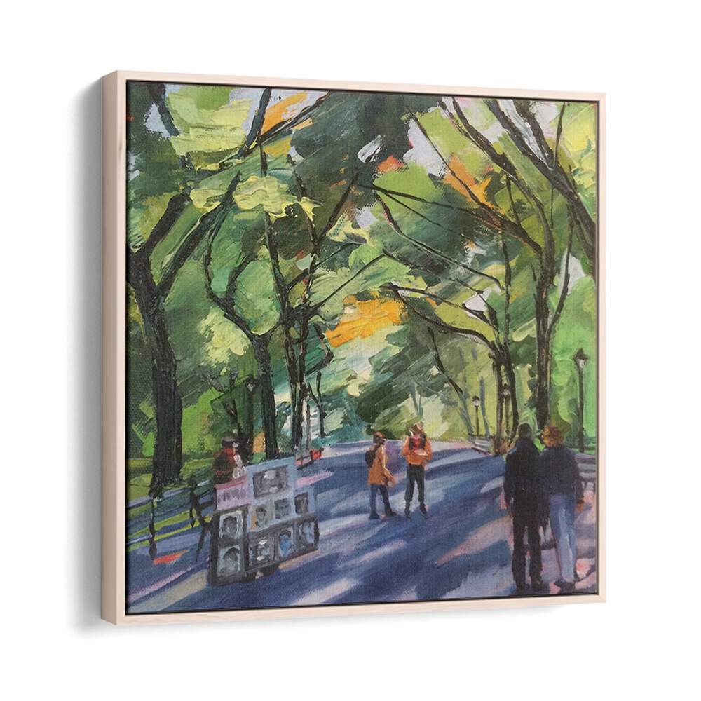 CENTRAL PARK COUPLE , LANDSCAPE PAINTINGS