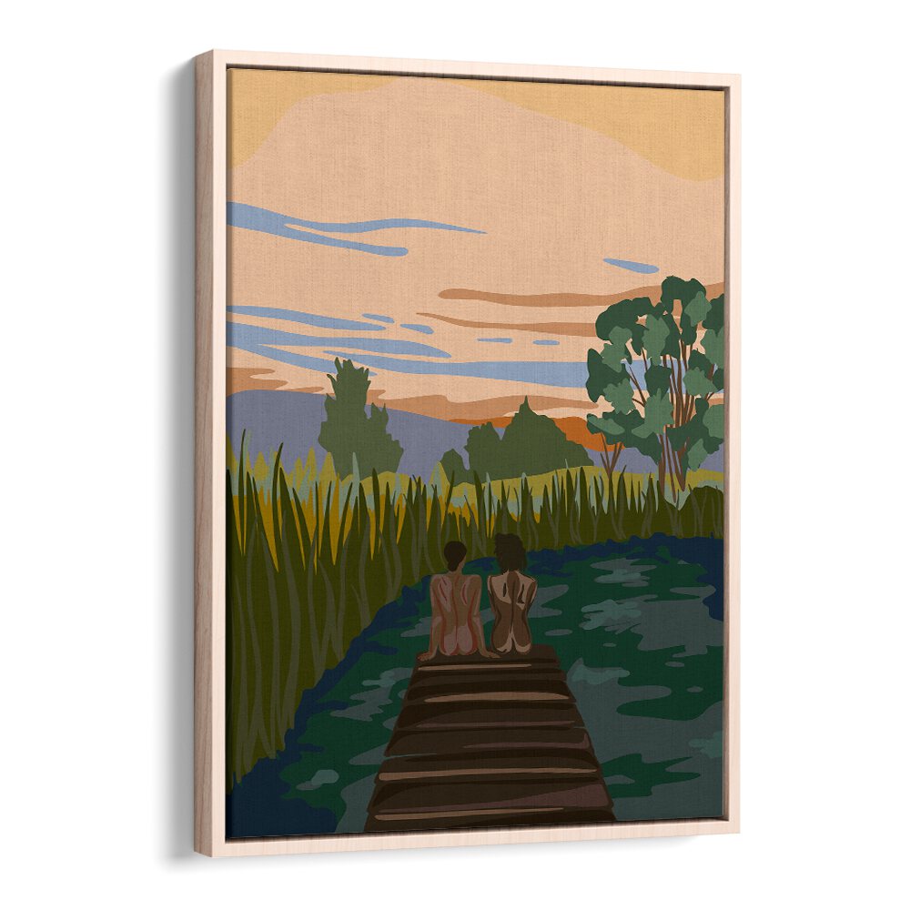 OH MIRROR IN THE SKY , LANDSCAPE PAINTINGS