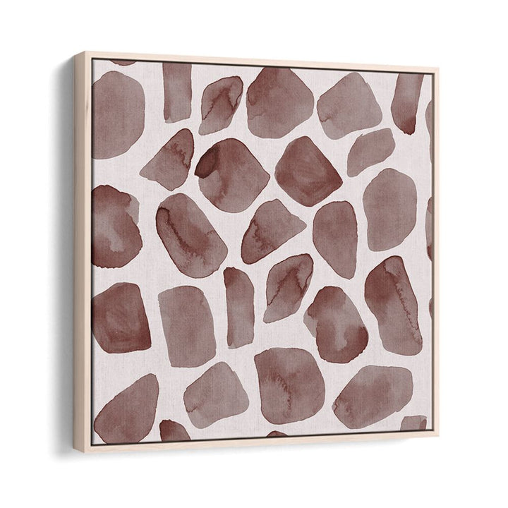 Abstract design featuring bold shapes in a warm palette, perfect for showcasing the ANIMAL PRINT XI, ABSTRACT PAINTINGS.
