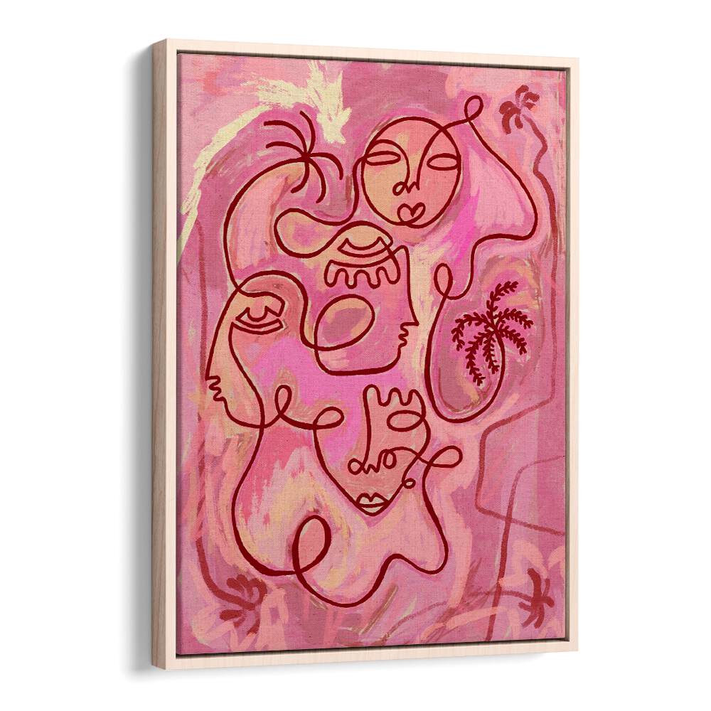 ESCAPE TO PEACE , BOHO ART PAINTINGS