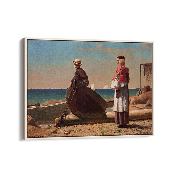 DAD'S COMING (1873)  , VINTAGE PAINTINGS