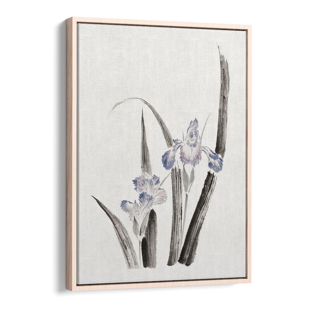 JAPANESE IRIS FLOWER, ALBUM OF SKETCHES (1760–1849) BY KATSUSHIKA HOKUSAI, JAPANESE PAINTINGS