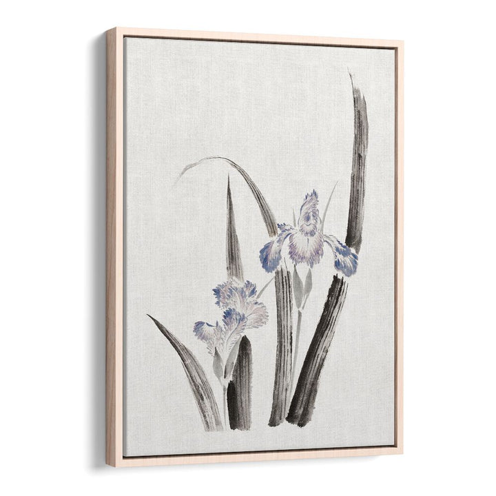 JAPANESE IRIS FLOWER, ALBUM OF SKETCHES (1760–1849) BY KATSUSHIKA HOKUSAI, JAPANESE PAINTINGS