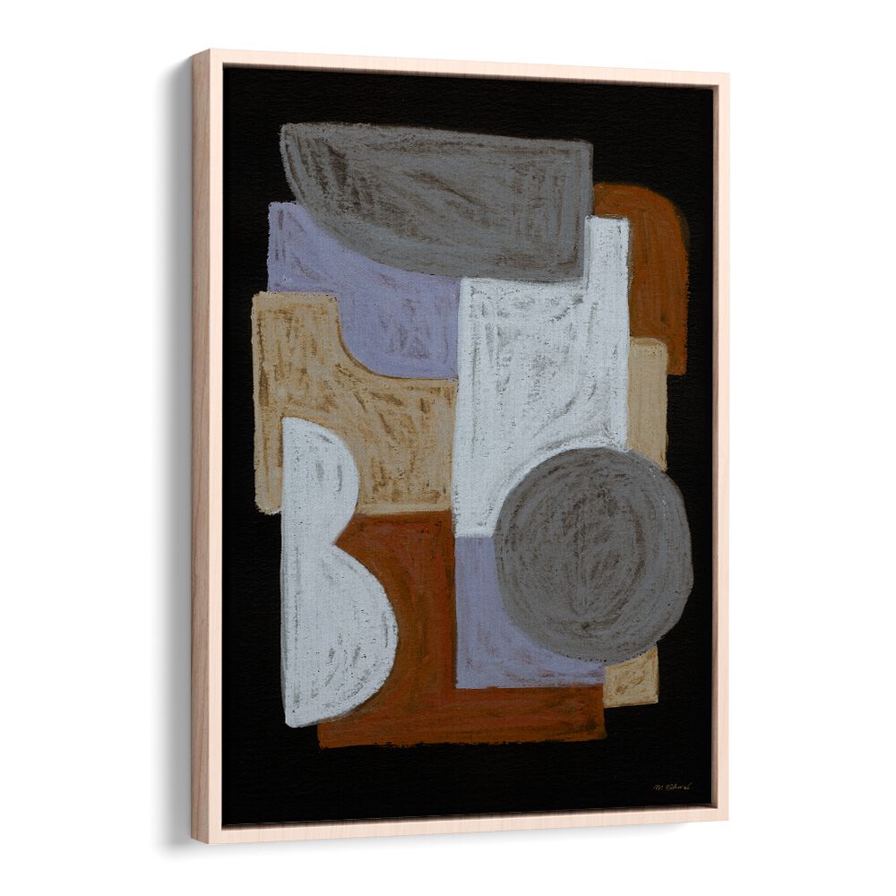 CHALKS AND SHAPES I , GEOMETRIC ART PRINTS
