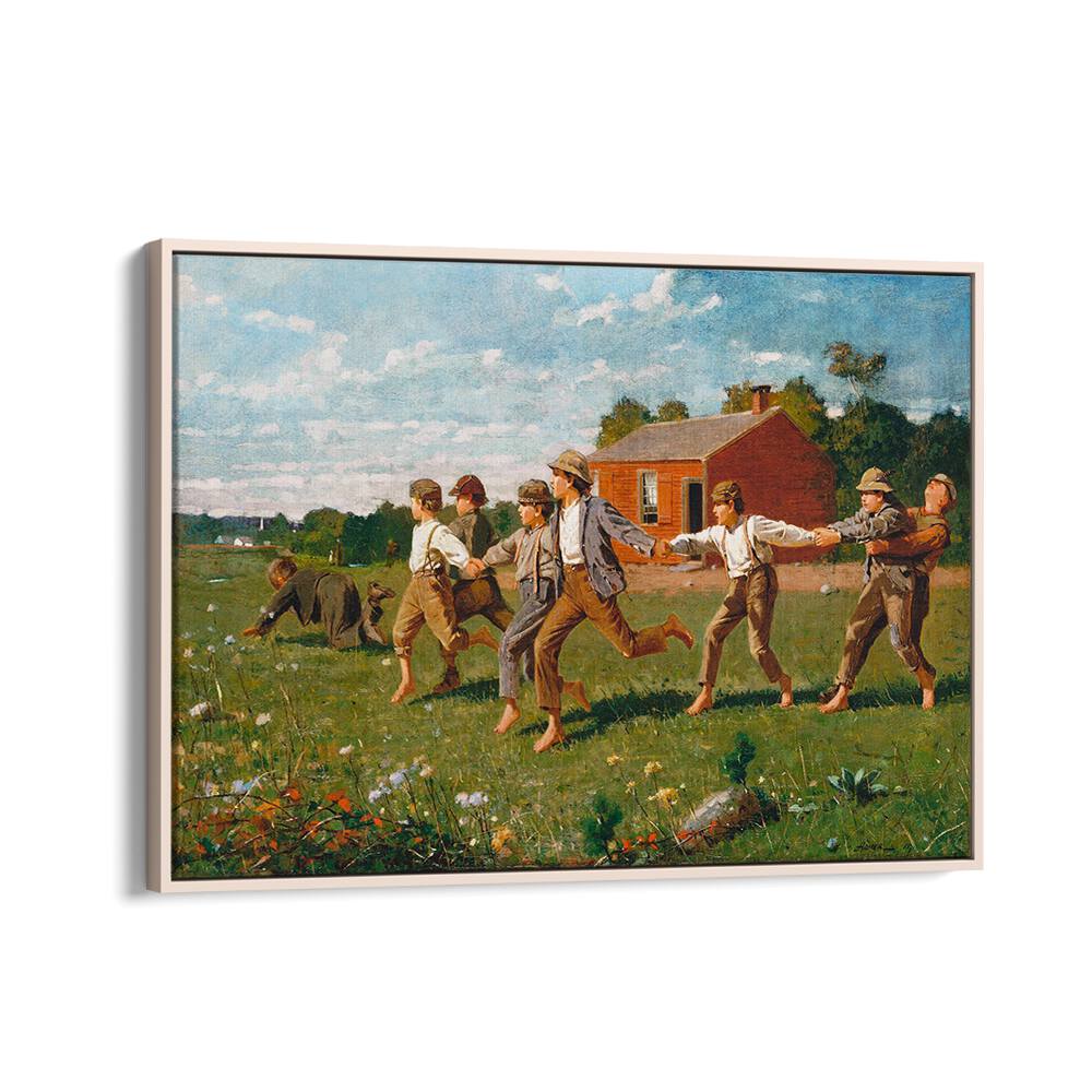 SNAP THE WHIP (1872)  ,  VINTAGE PAINTINGS