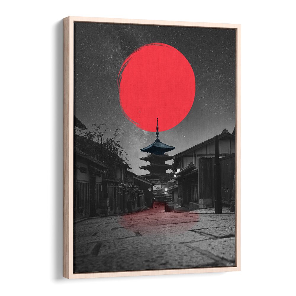 Stunning LONELY TEMPLE, JAPANESE PAINTINGS artwork adds mystery and serenity to your home decor. Perfect for any space!