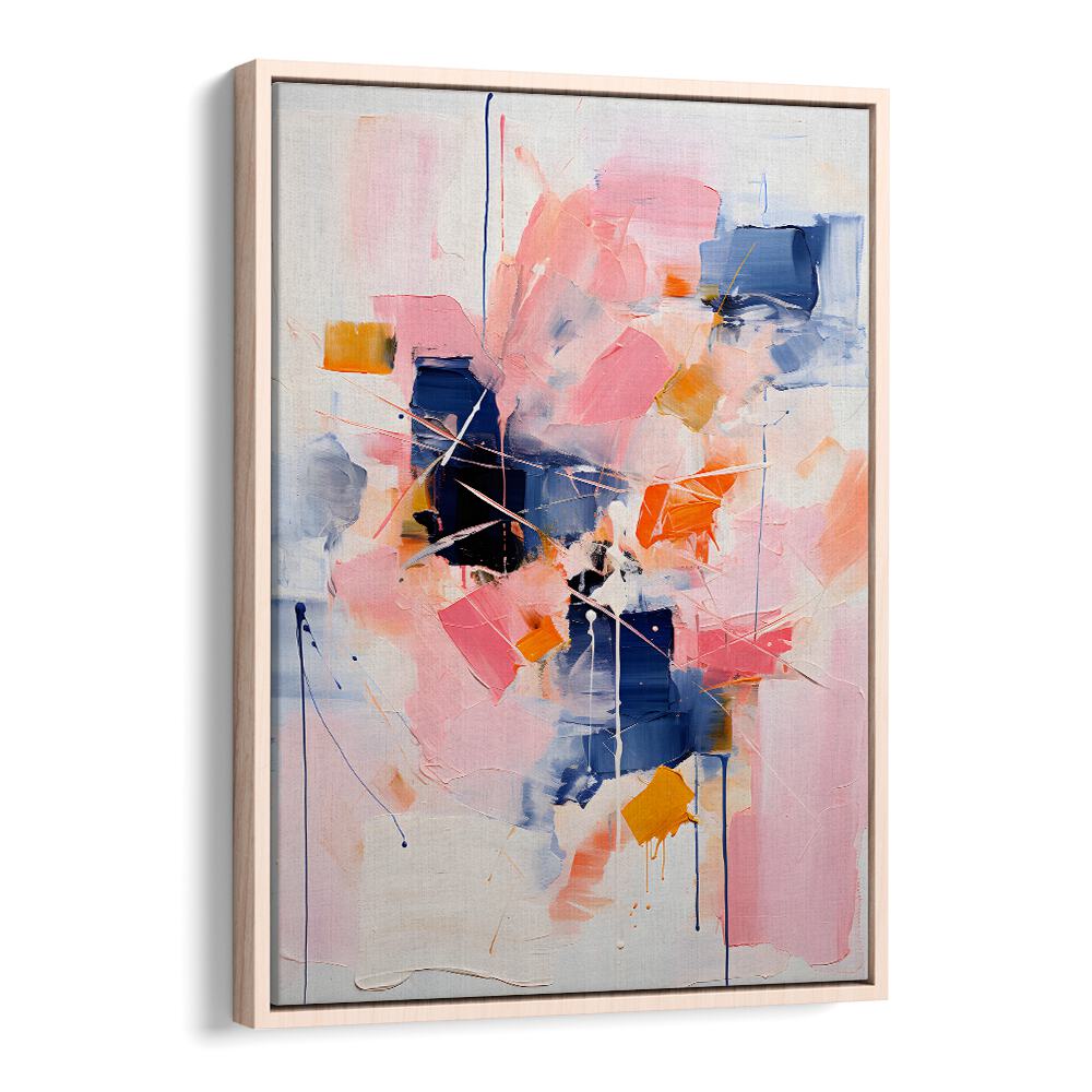 BLUSH INDIGO ABSTRACT PRINT THIRD 4X