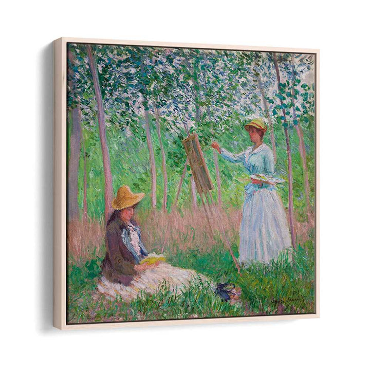 IN THE WOODS AT GIVERNY , VINTAGE PAINTINGS