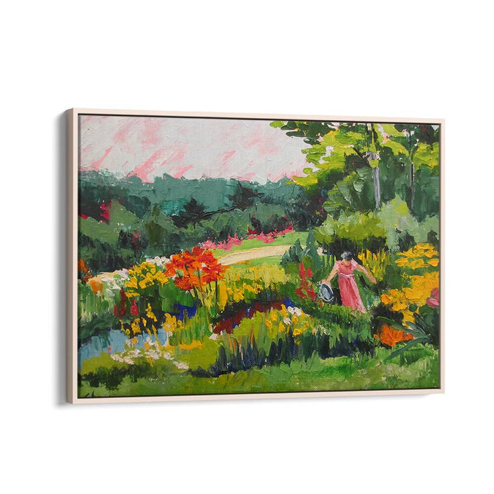 PLANTING A GARDEN , LANDSCAPE PAINTINGS