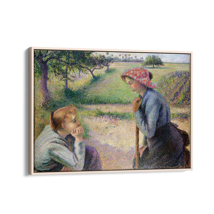 TWO YOUNG PEASANT WOMEN (1891–92), VINTAGE PAINTINGS