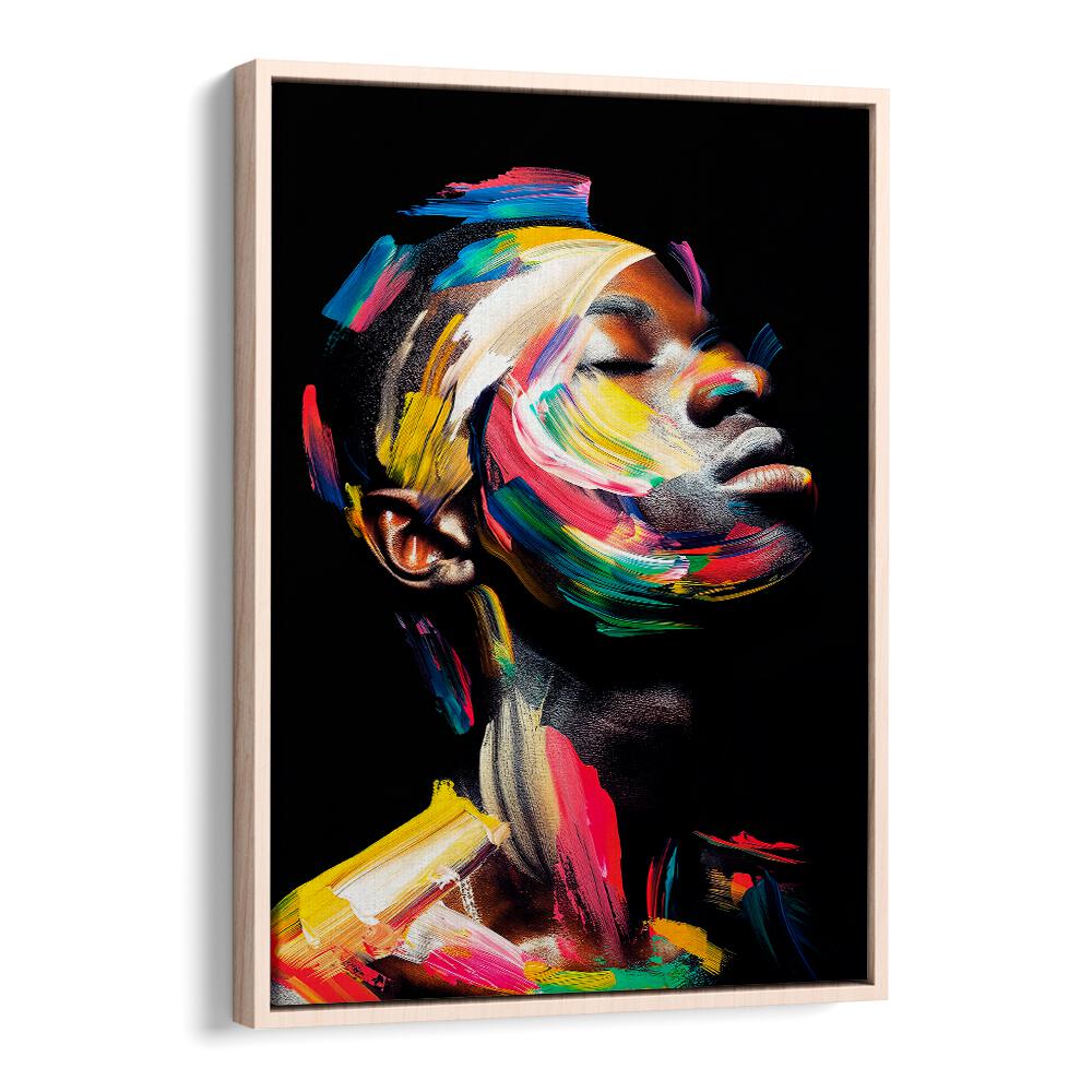 Vibrant FACELESS X, ABSTRACT PAINTINGS by Philippe HUGONNARD showcasing expressive colors and captivating artistry.
