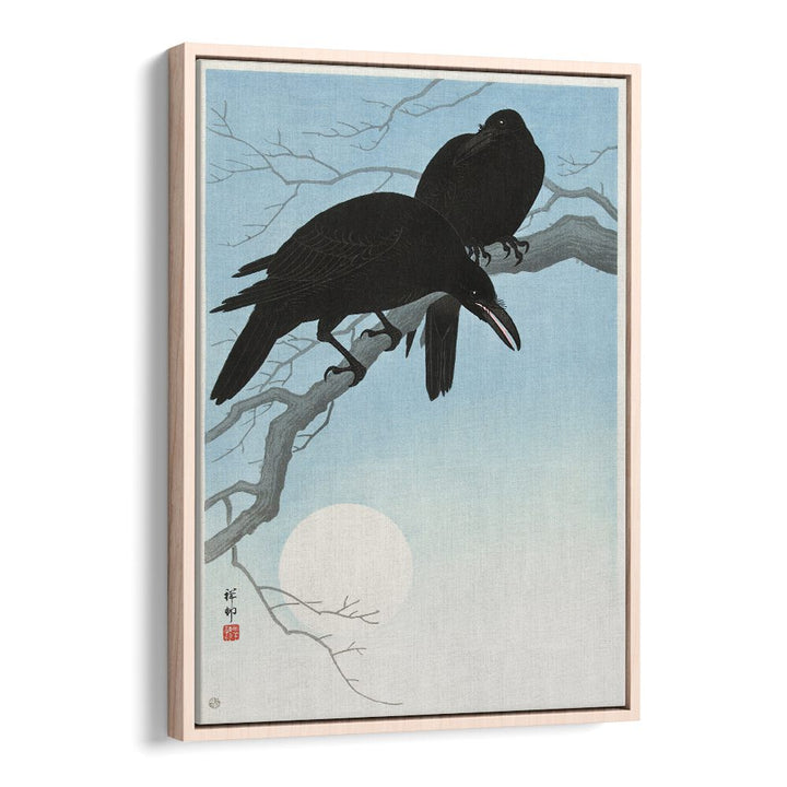 TWO CROWS ON A BRANCH (1927)  , JAPANESE PAINTINGS , JAPANESE ART PRINTS