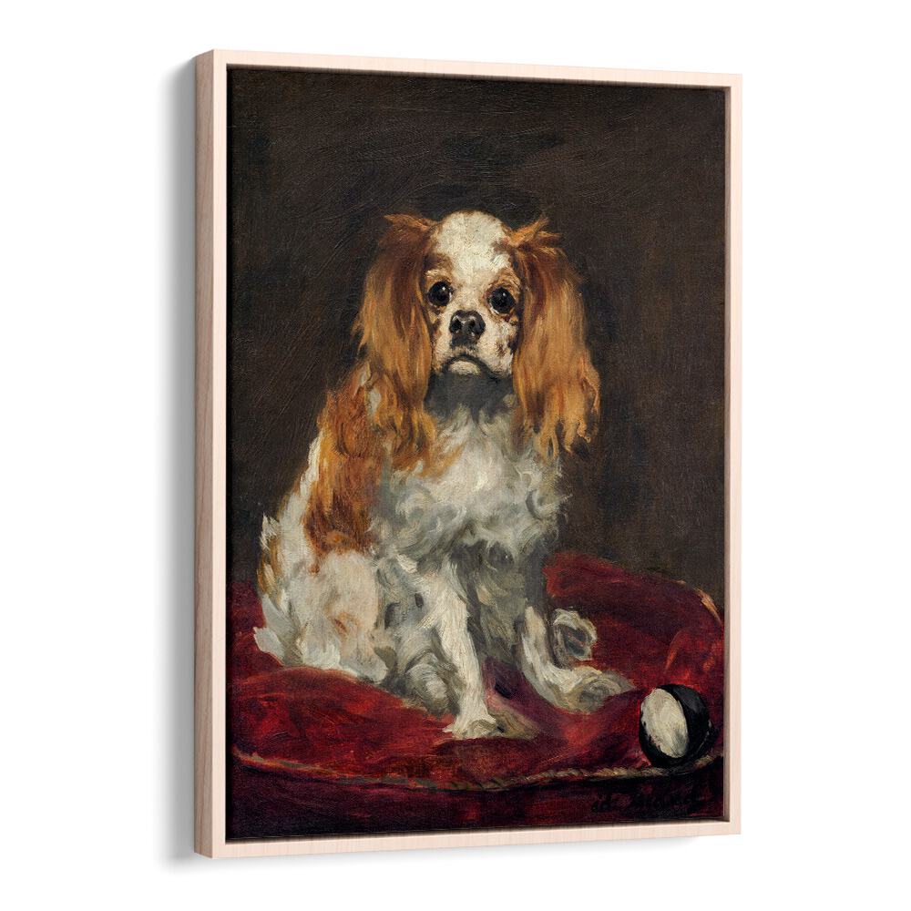 A KING CHARLES SPANIEL (1866) BY EDOUARD MANET , VINTAGE PAINTINGS