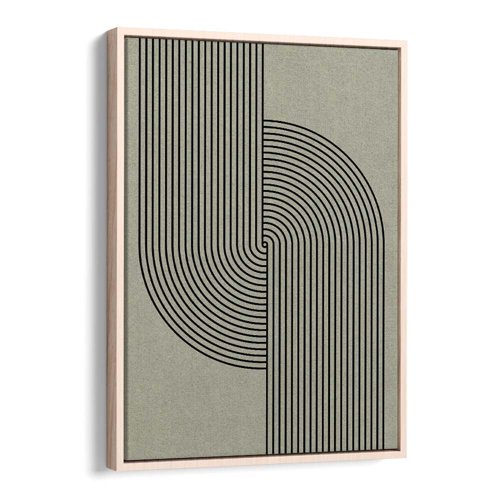 Stylish Green Mid Century Modern, Geometric Art Prints add elegance to any space, perfect for contemporary interiors.