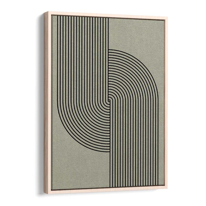 Stylish Green Mid Century Modern, Geometric Art Prints add elegance to any space, perfect for contemporary interiors.
