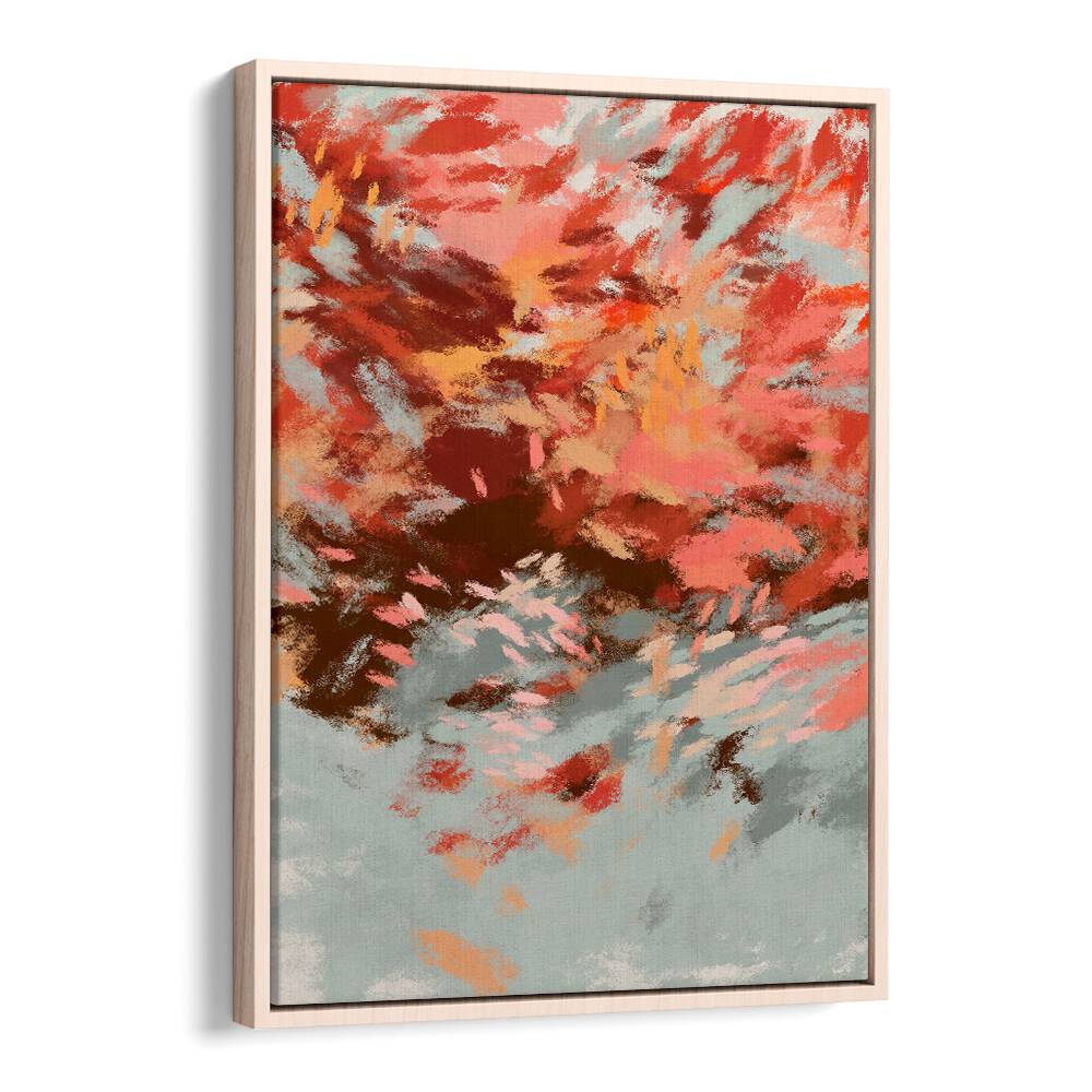 Vibrant hues of fall come alive in AUTUMN SHADOWS II, ABSTRACT PAINTINGS, perfect for enhancing any space.