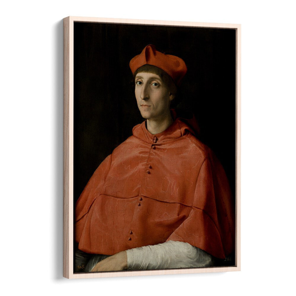 PORTRAIT OF A CARDINAL (1510–1511) BY RAPHAEL RAFFAELLO , VINTAGE PAINTINGS