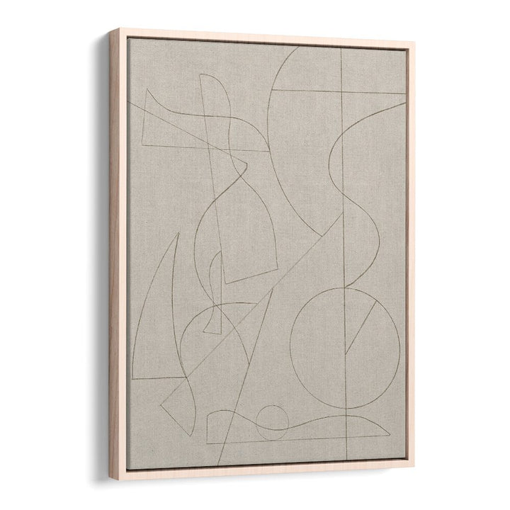 Transform your space with FOUNDED, ABSTRACT PAINTINGS, featuring unique shapes and neutral tones for modern decor.