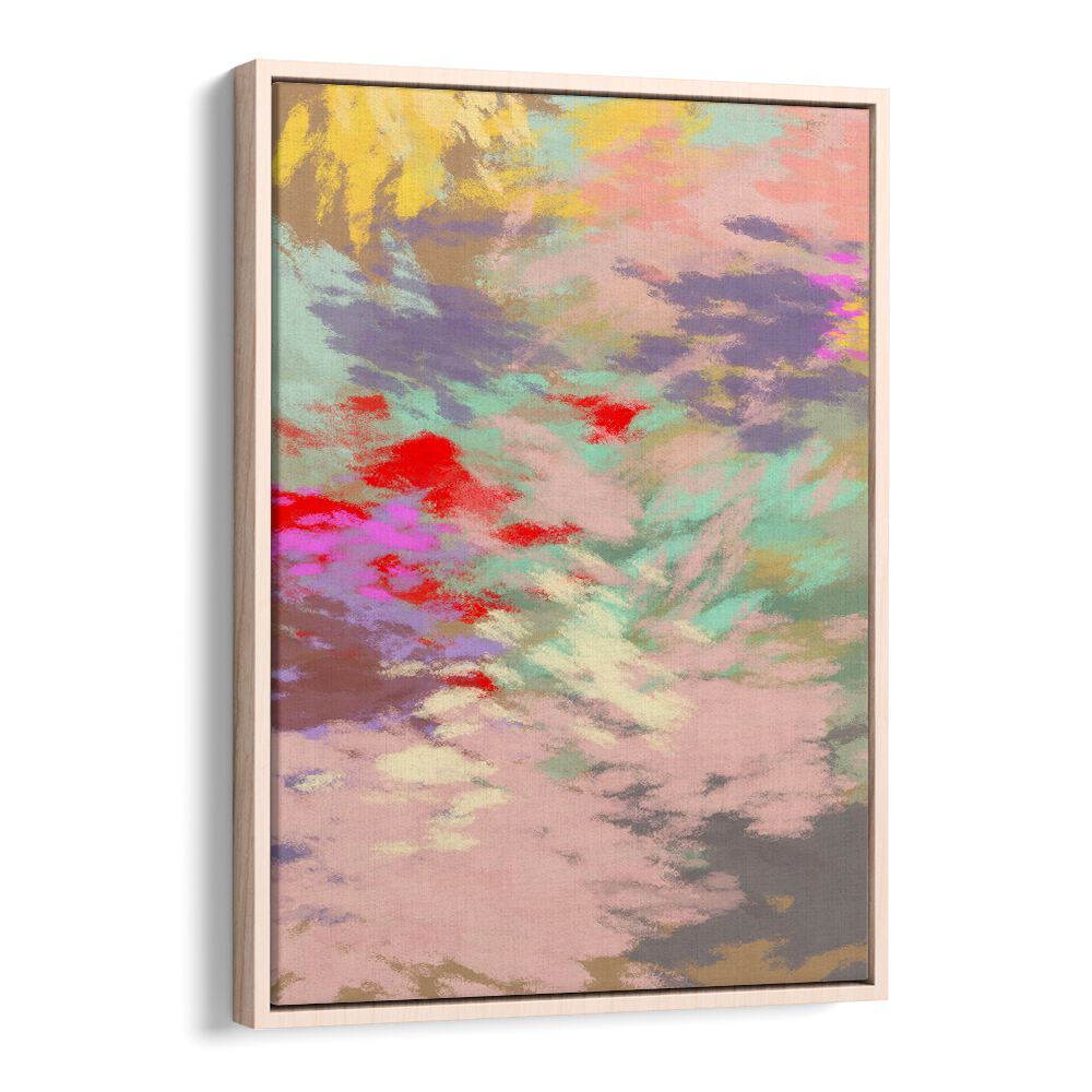 Colorful abstract artwork from the LAZY SUMMER DAYS III collection, evoking summer's warmth and tranquility.