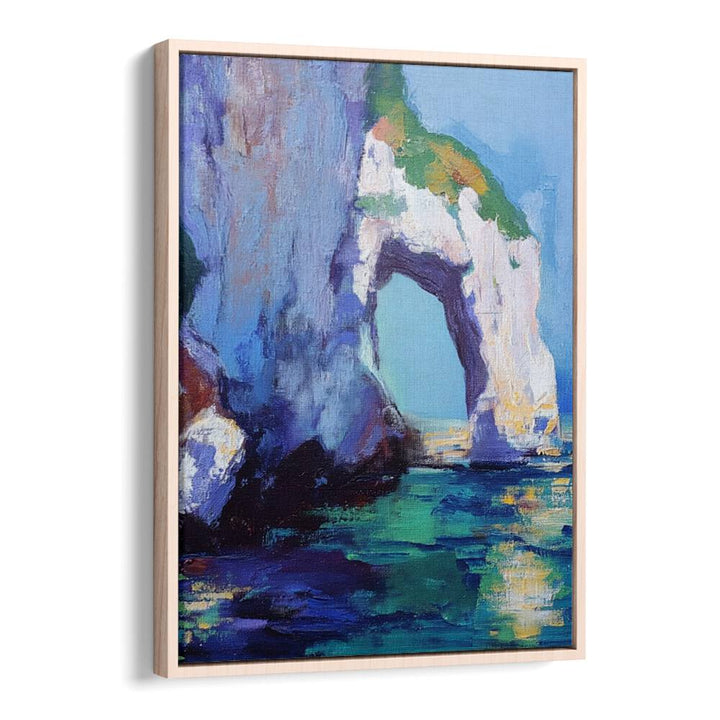 Stunning artwork depicting the CLIFFS OF MALLORCA, showcasing vibrant colors and natural beauty.