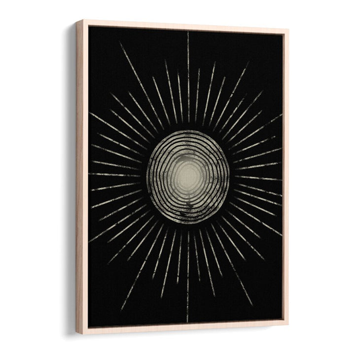 Stylish MIDNIGHT SUN ABSTRACTION, GEOMETRIC ART PRINTS with bold symmetry, enhancing your space beautifully.