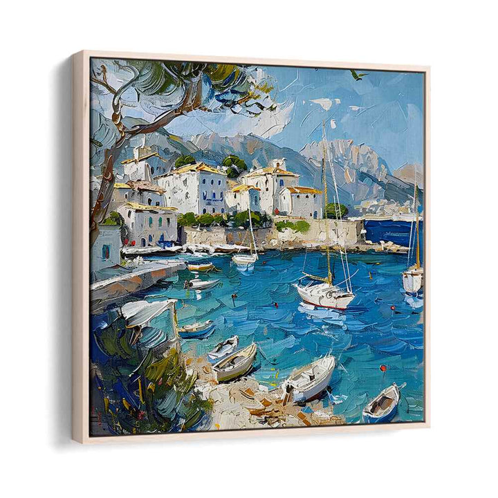 Capture the essence of coastal bliss with the BLUE MEDITERRANEAN SEA MALLORCA artwork, perfect for any serene space.