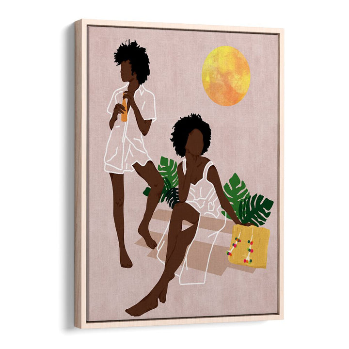 SUNLIT QUEENS , BOHO ART PAINTINGS