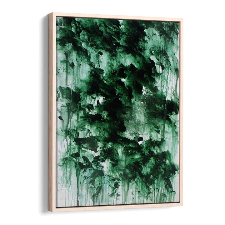 Elevate your decor with ABSTRACT DESIGN VIII, ABSTRACT PAINTINGS featuring rich green tones and modern sophistication.