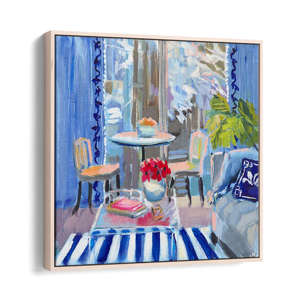 Vibrant MOODY BLUES, BAR & CAFE ART enhances any space with its trendy café and bar ambiance. Perfect for decor!