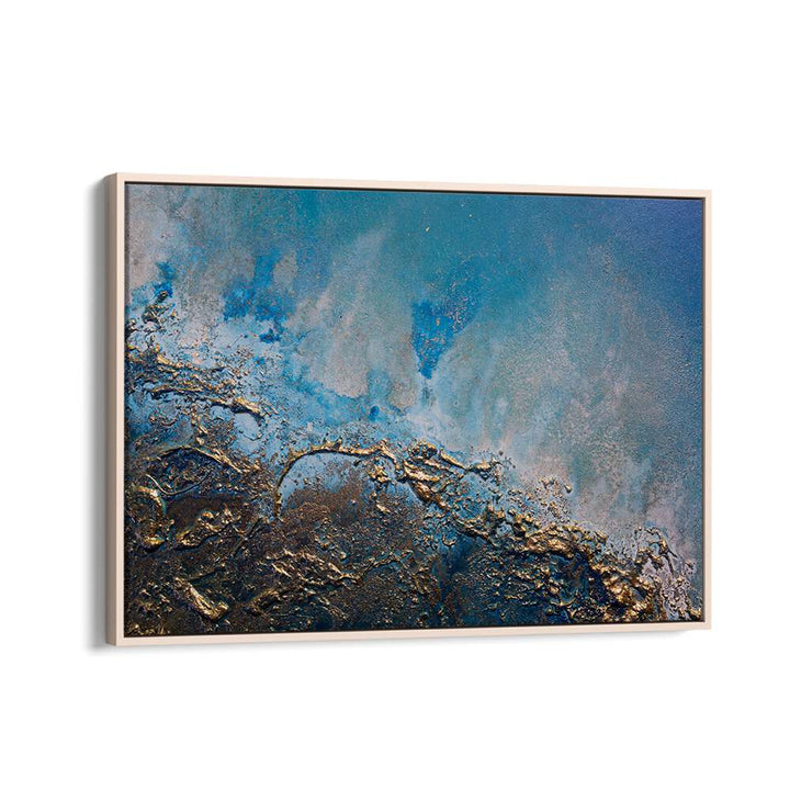Captivating Earth and Sea Tones, Abstract Paintings blend natural hues for a vibrant, serene atmosphere in any room.
