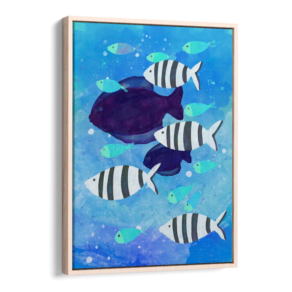 FISHES , BEACH PRINTS , COASTAL WALL ART PRINTS