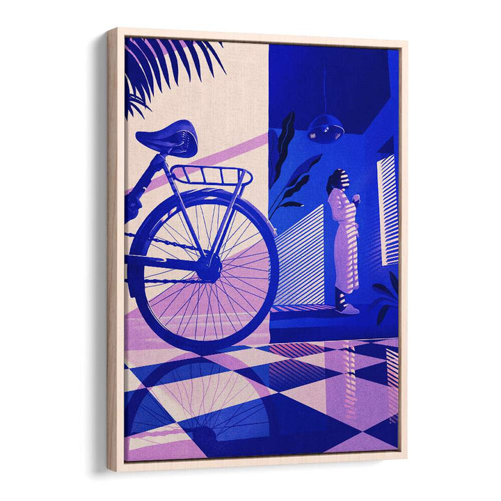 Stunning REFLECTION, SURREAL ART PRINTS featuring a stylish bike and elegant design, perfect for modern decor.