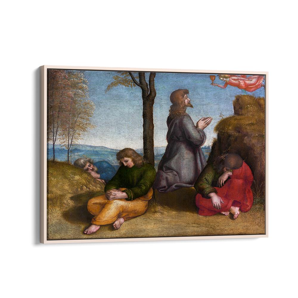 THE AGONY IN THE GARDEN (1504) BY RAPHAEL RAFFAELLO , VINTAGE PAINTINGS