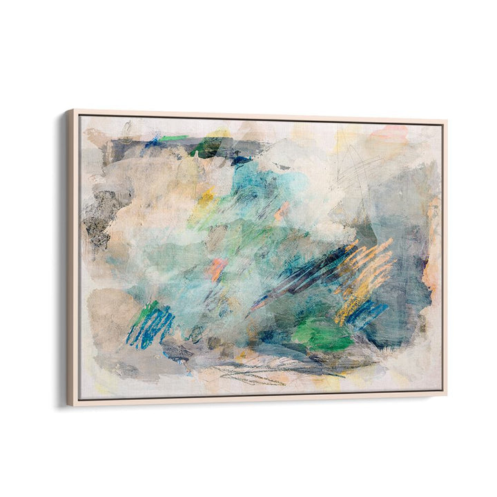Vibrant SOFT PASTEL HUES in an ABSTRACT PAINTING, perfect for modern home decor. Elevate your space with art.