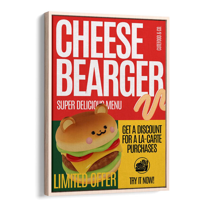 CHEESE BURGER OFFER , BAR & CAFE ART